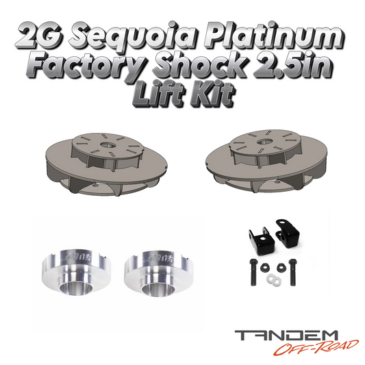 2G Sequoia Platinum Factory Shock 2.5in Lift Kit