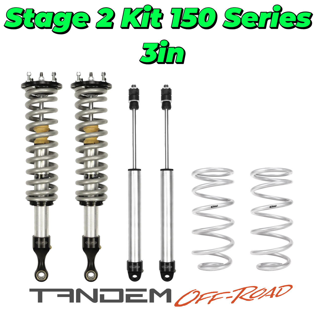 Tandem Off-road Stage 2 Lift Kit 3in GX460 / 5G 4Runner / FJ Cruiser